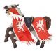 Papo History Pferd des Drachenkönigs, rot 39388