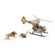 Schleich Wild Life Helikopter Tierrettung 42476 