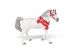 Papo Horses Wit Arabisch Paard in Parade Kleding 51568