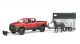 Bruder Ram Power Wagon met Paardentrailer 02500