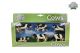 Kids Globe Farming Kühe schwarz-weiß liegend und stehend, 6 Stück 1:32 570009