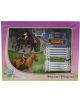 Kids Globe Spielset 2 Pferde mit Reitern und Zubehör 640072