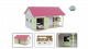 Kids Globe Pferdestall Pink mit 2 Boxen und Stauraum 1:32 610245