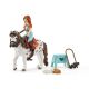 Schleich Horse Club Kleine Schwester und Shetland Pony, Stute 42518 