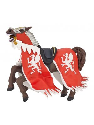 Papo History Pferd des Drachenkönigs, rot 39388