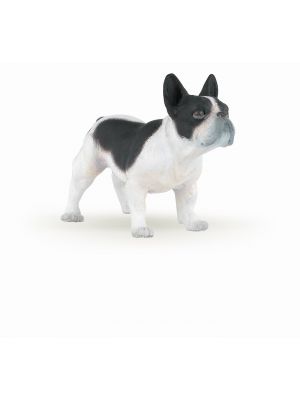 Papo Farm Life Hond Franse Zwart-Wit Bulldog 54006 