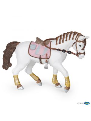 Papo Horses Pferd mit geflochtenen Zöpfen 51525 