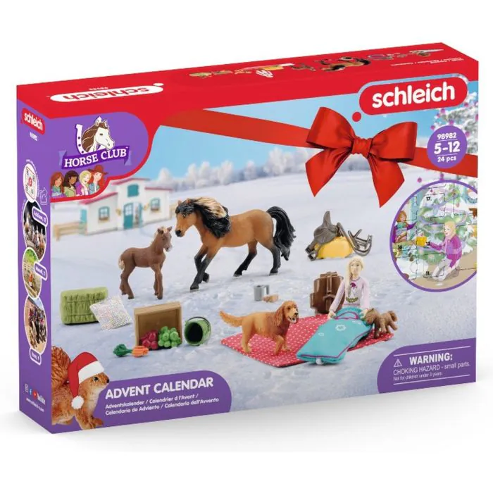Schleich Horse Club Adventskalender 2023 mit 24 Fenster 98982