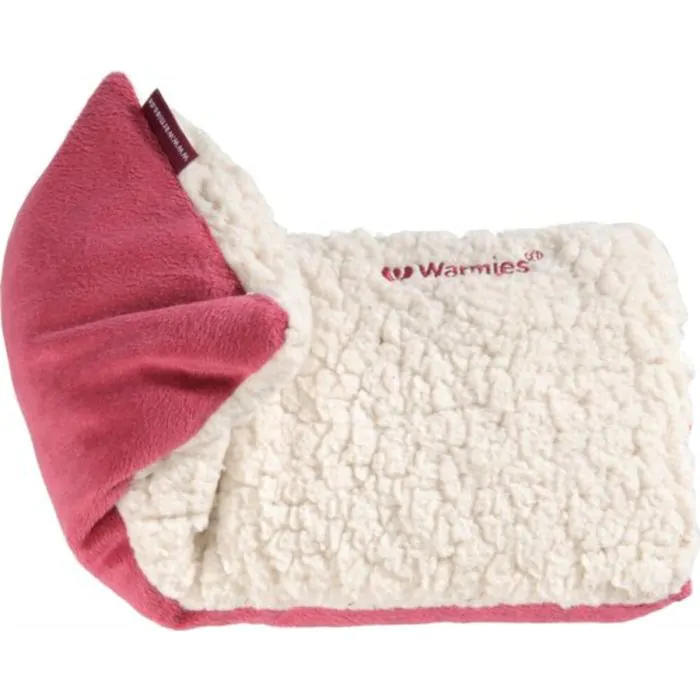 Warmies Hotpack Sherpa beige/rot