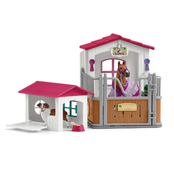 Schleich Horse Club Pferdebox mit Hundehütte 72218 Special