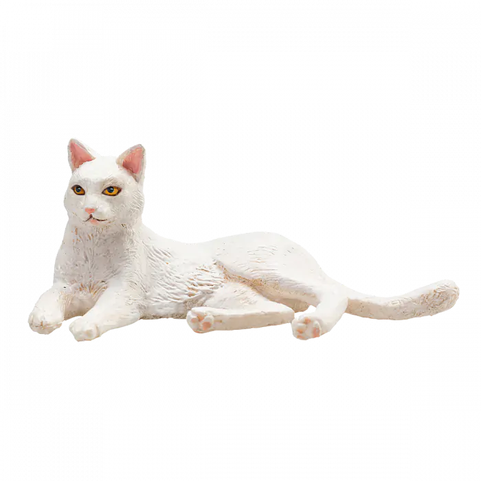 Mojo Farmland Katze liegend weiß 387368