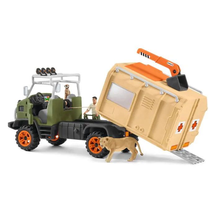 Schleich Wild Life Großer Truck Tierrettung 42475 