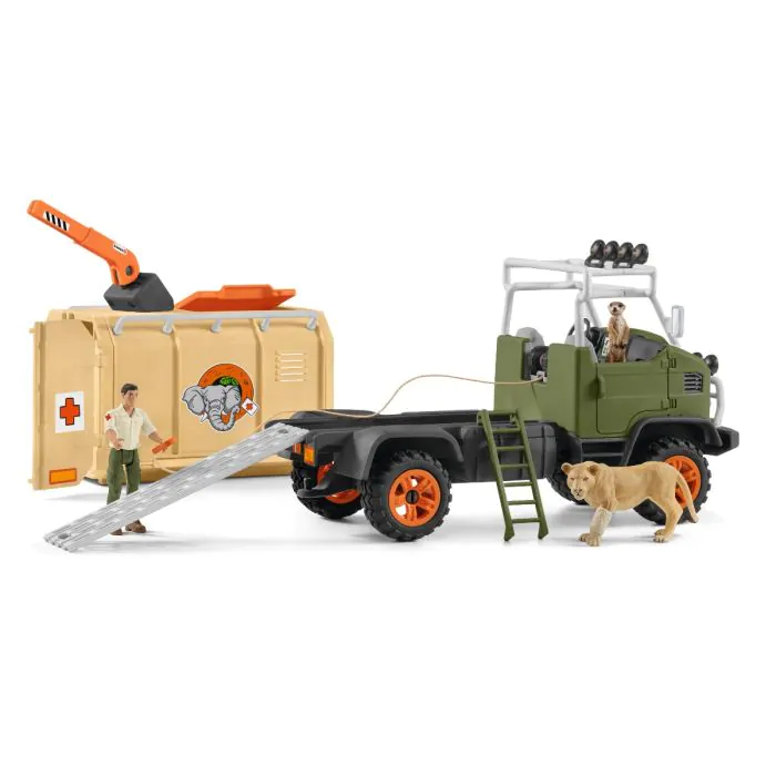 Schleich Wild Life Großer Truck Tierrettung 42475 