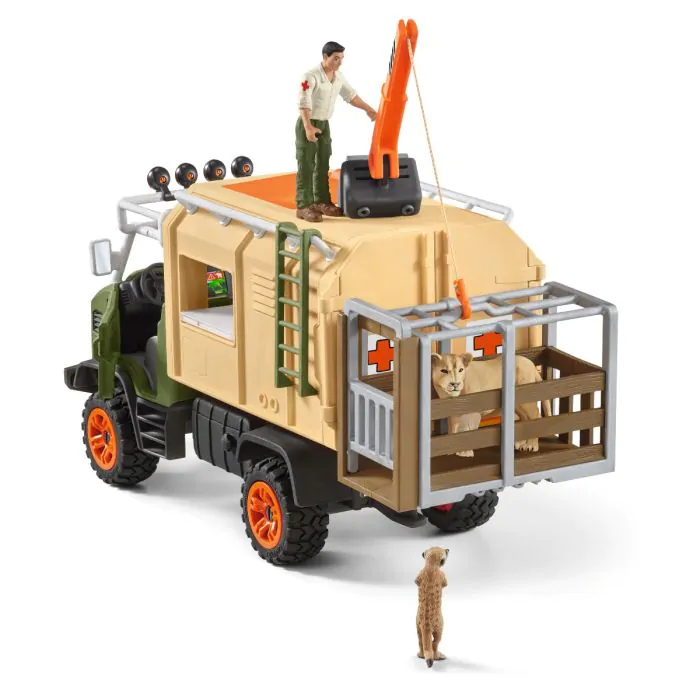 Schleich Wild Life Großer Truck Tierrettung 42475 