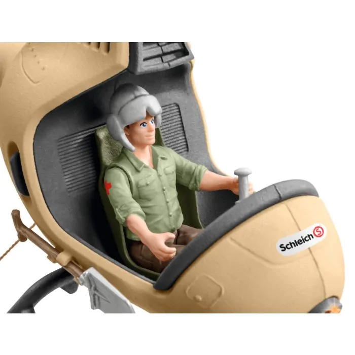 Schleich Wild Life Helikopter Tierrettung 42476 