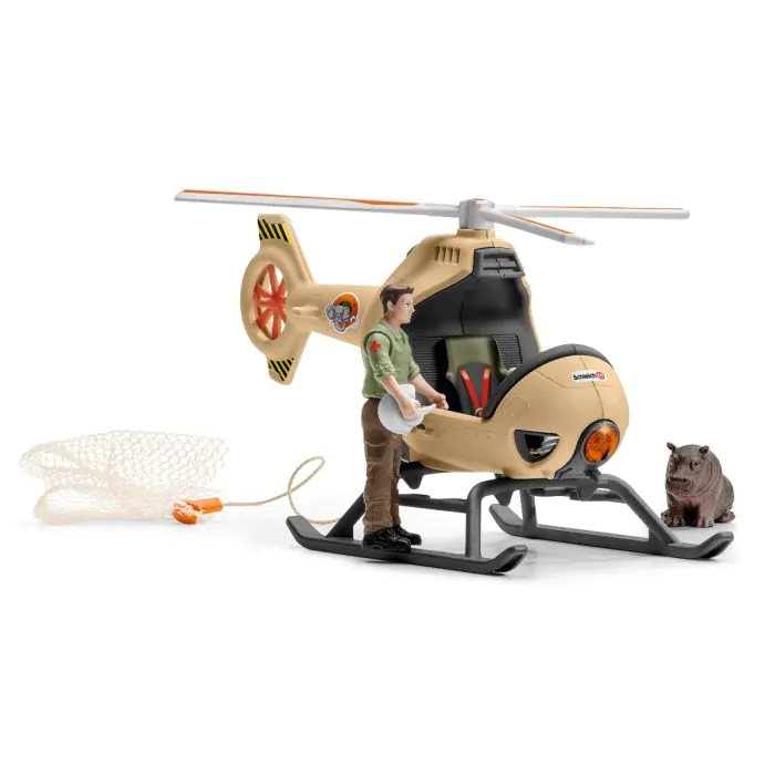 Schleich Wild Life Helikopter Tierrettung 42476 