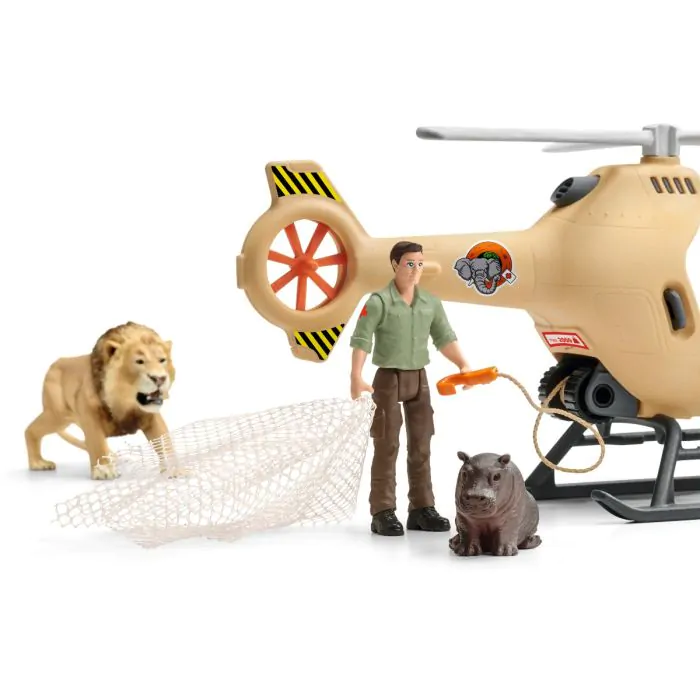 Schleich Wild Life Helikopter Tierrettung 42476 