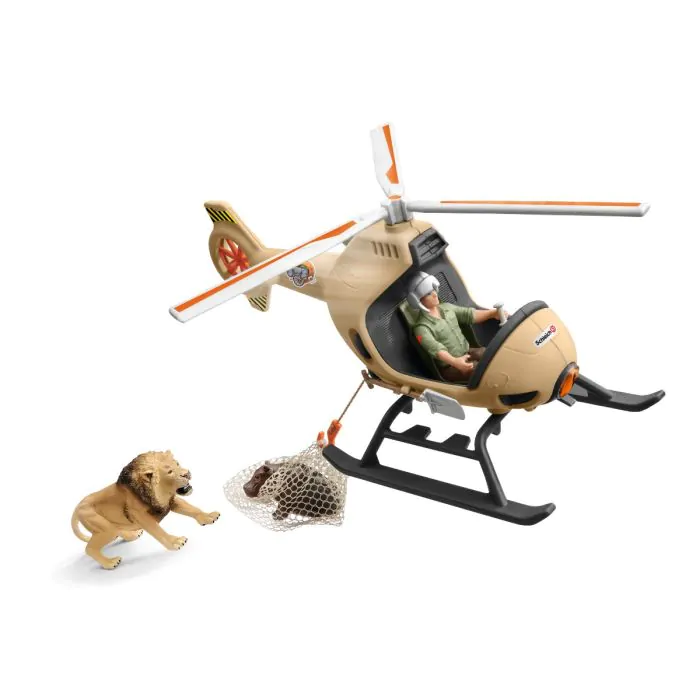 Schleich Wild Life Helikopter Tierrettung 42476 