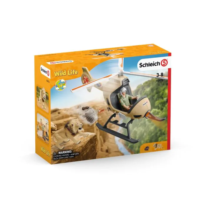 Schleich Wild Life Helikopter Tierrettung 42476 