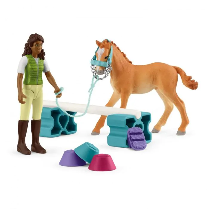 Schleich Horse Club Trainingsset für Fohlen 42756