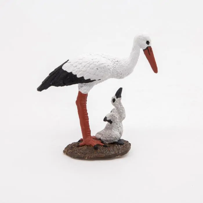 Papo Wild Life Storch mit Storchjunges 50159