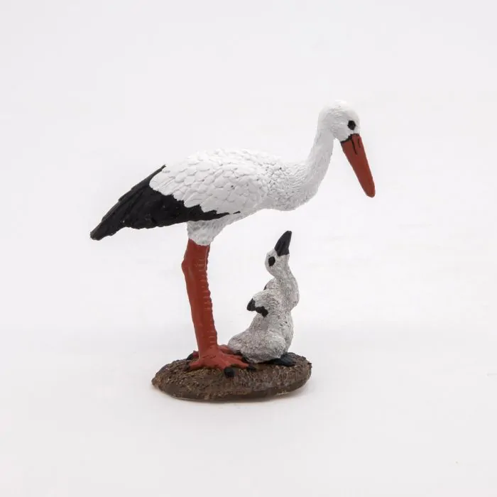 Papo Wild Life Storch mit Storchjunges 50159