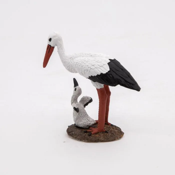 Papo Wild Life Storch mit Storchjunges 50159