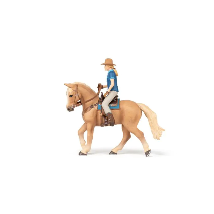 Papo Horses Westernpferd und Reiterin 51566