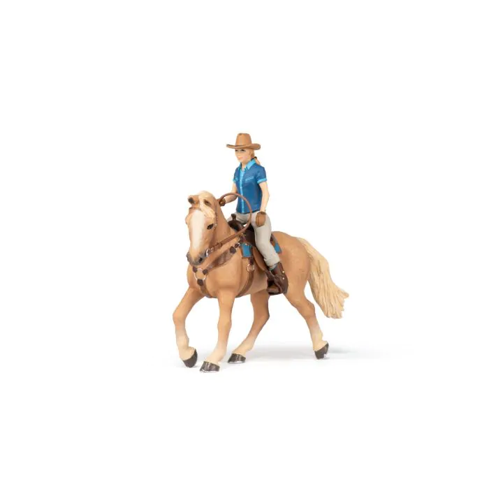 Papo Horses Westernpferd und Reiterin 51566