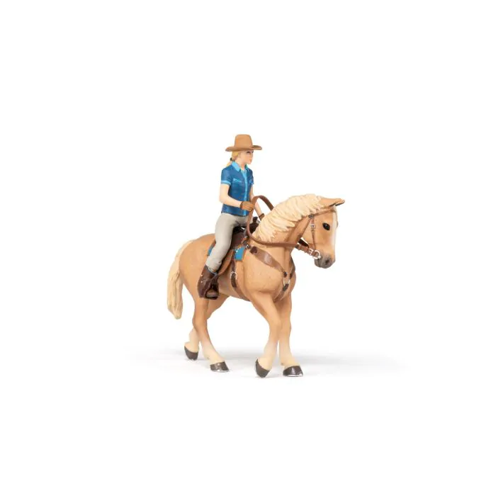 Papo Horses Westernpferd und Reiterin 51566