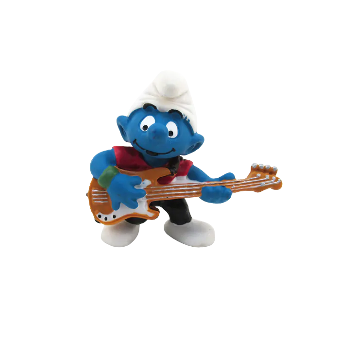 Schleich Schlümpfe Bassist Schlumpf 20450