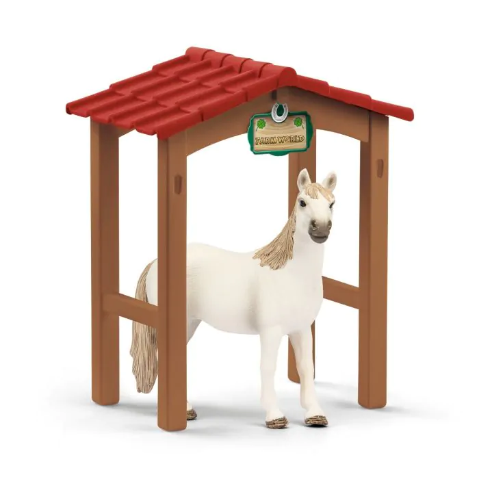 Schleich Farm World Besuch im offenen Stall 72116 