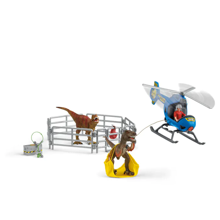 Schleich Dinosaurier Hubschrauber Rettung 72216