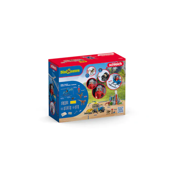 Schleich Dinosaurier Hubschrauber Rettung 72216