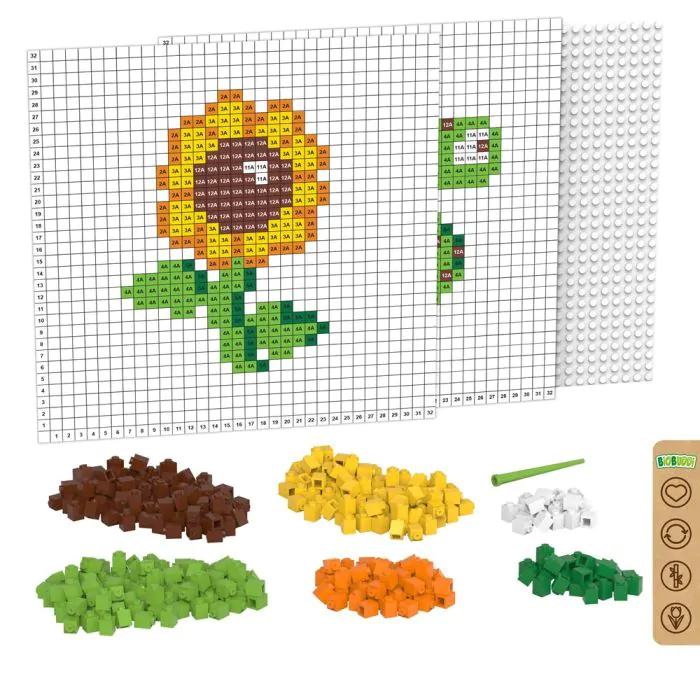 Biobuddi Blume und Schildkröte erstellen BB-2014