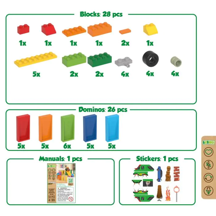BiOBUDDi Domino 360 Race baan BB-4008
