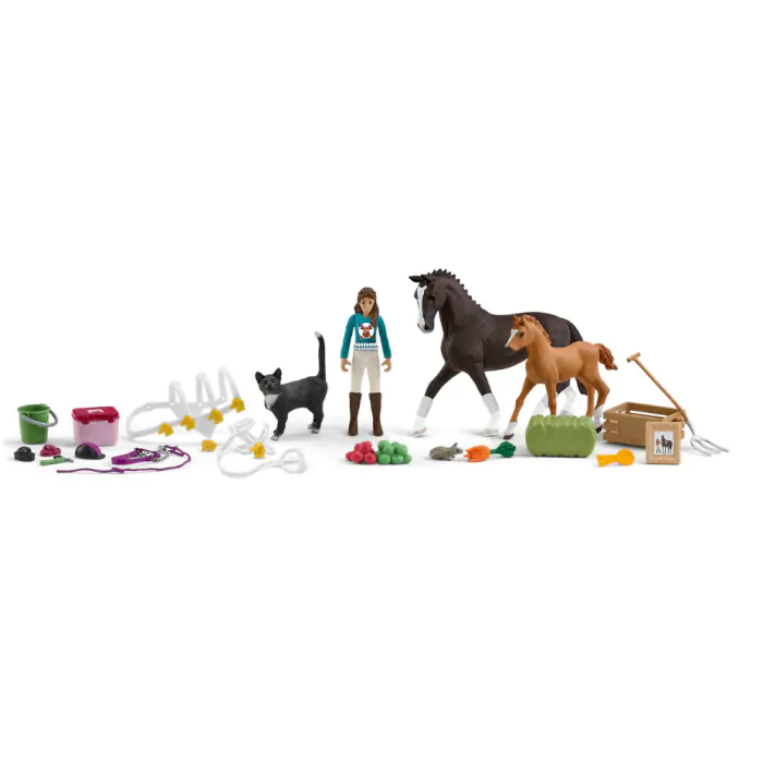 Schleich Horse Club Adventskalender 2024 mit 24 Fenstern 99092
