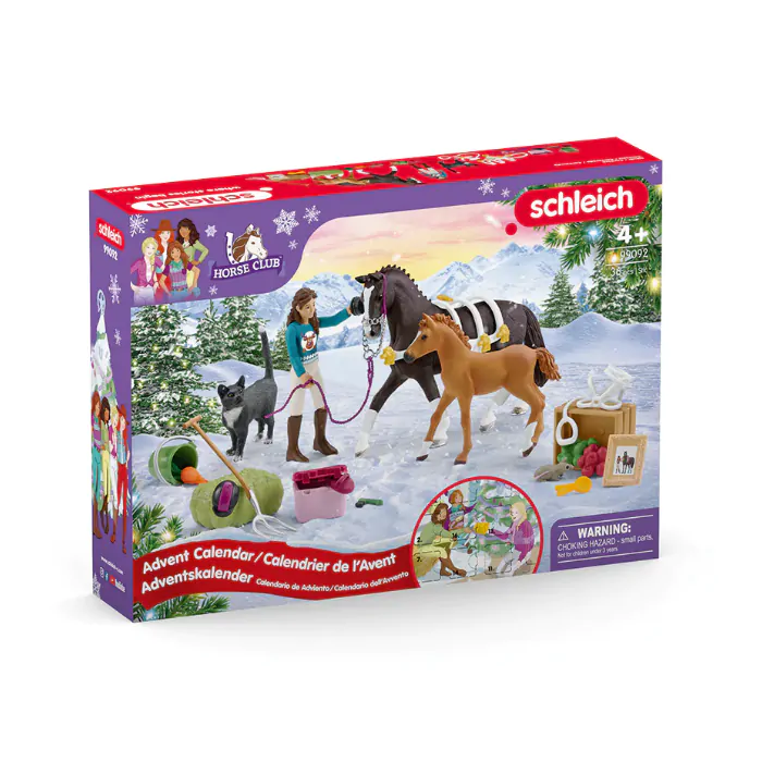 Schleich Horse Club Adventskalender 2024 mit 24 Fenstern 99092