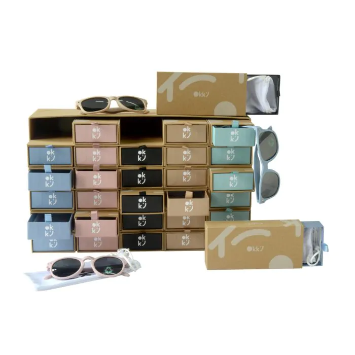 Okky Zonnebril Beachy Sand vierkant 24004