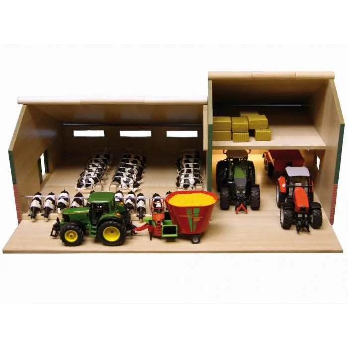 Kids Globe Farming Stall mit landwirtschaftlichem Schuppen 1:32 610200