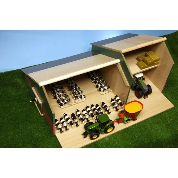 Kids Globe Farming Stall mit landwirtschaftlichem Schuppen 1:32 610200