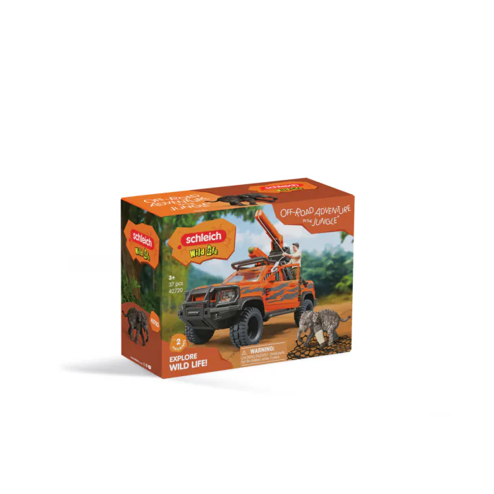 Schleich Wild Life Abenteuerfahrzeug im Dschungel 42720
