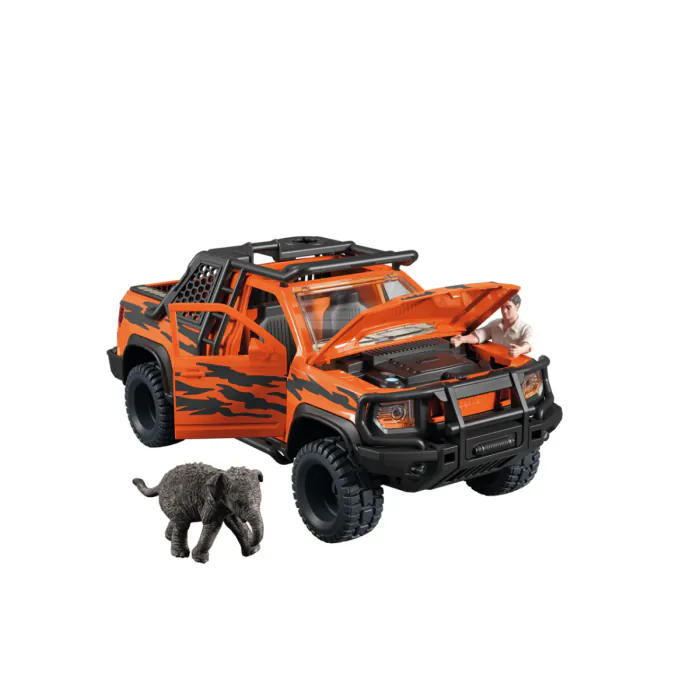 Schleich Wild Life Abenteuerfahrzeug im Dschungel 42720