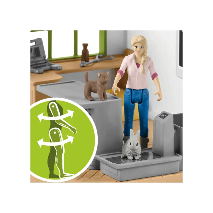 Schleich Farm World Tierarzt-Praxis mit Haustieren 42502