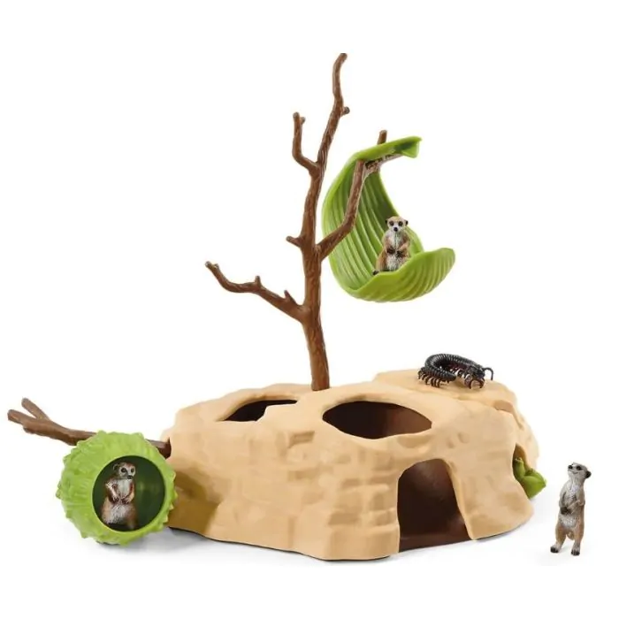 Schleich Wild Life Treffpunkt der Erdmännchen 42595