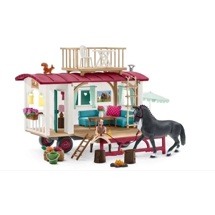 Schleich Horse Club Geheimes Turnier-Training am Caravan exclusief 72141 