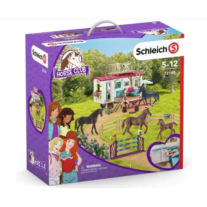 Schleich Horse Club Geheimes Turnier-Training am Caravan exclusief 72141 