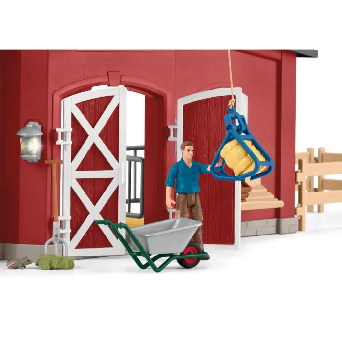 Schleich Farm World Große Farm mit Tieren und Zubehör 42606