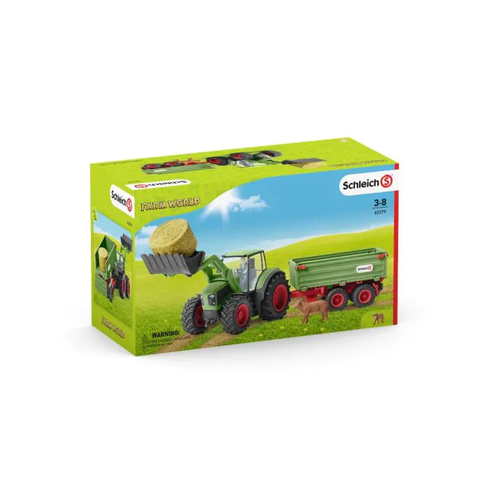 Schleich Farm World Traktor mit Anhänger 42379 