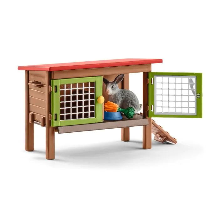 Schleich Farm World Kaninchenstall 42420